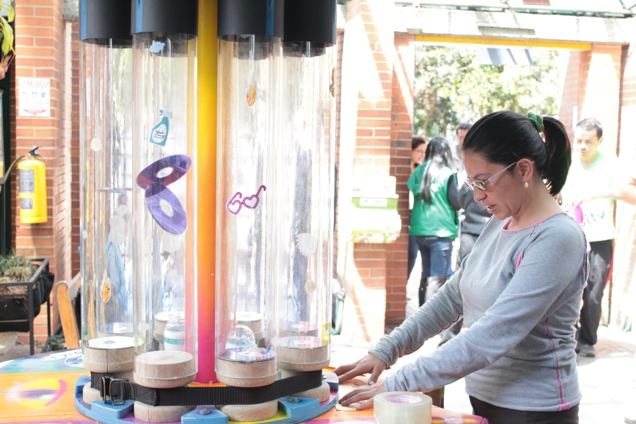 Alba Sandoval líder del programa posconsumo ¿RetroCD hasta el origen'.  Alba Sandoval líder del programa posconsumo 'RetroCD hasta el origen'.